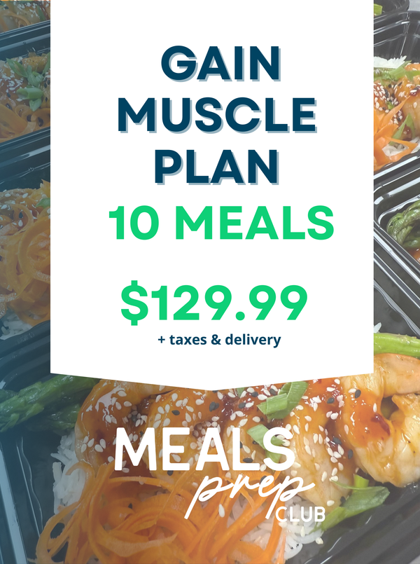 Gain Muscle Plan – 1 Week | 10 Meals