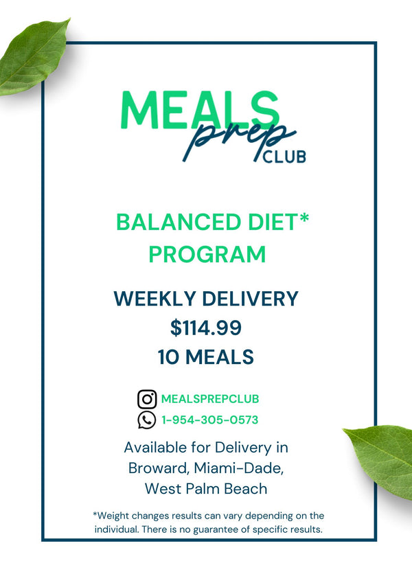 Weekly Delivery | Balanced-Diet Program